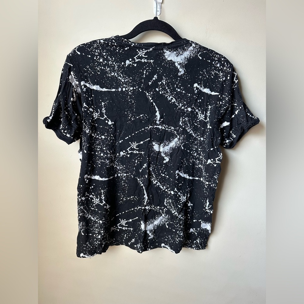 Brave Soul London Shirt Graphic Tee Savage Short Sleeve Paint Splatter Medium - Picture 4 of 6